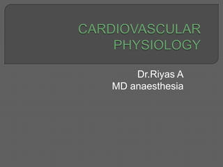 Dr.Riyas A
MD anaesthesia
 