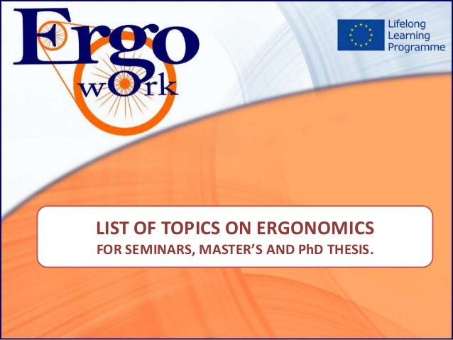 Ergonomics thesis pdf picture