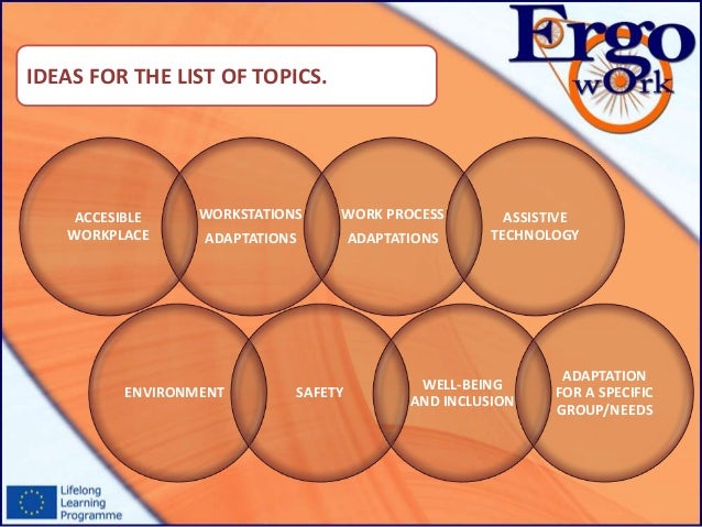 Ergonomics thesis topics picture