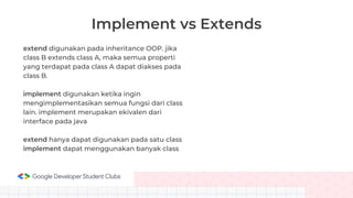Dart Object-Oriented Programming (OOP) and Flutter State Management | PPT