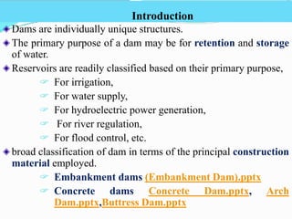 Comprehensive Introduction to Dam Engineering: Structures, Reservoirs ...