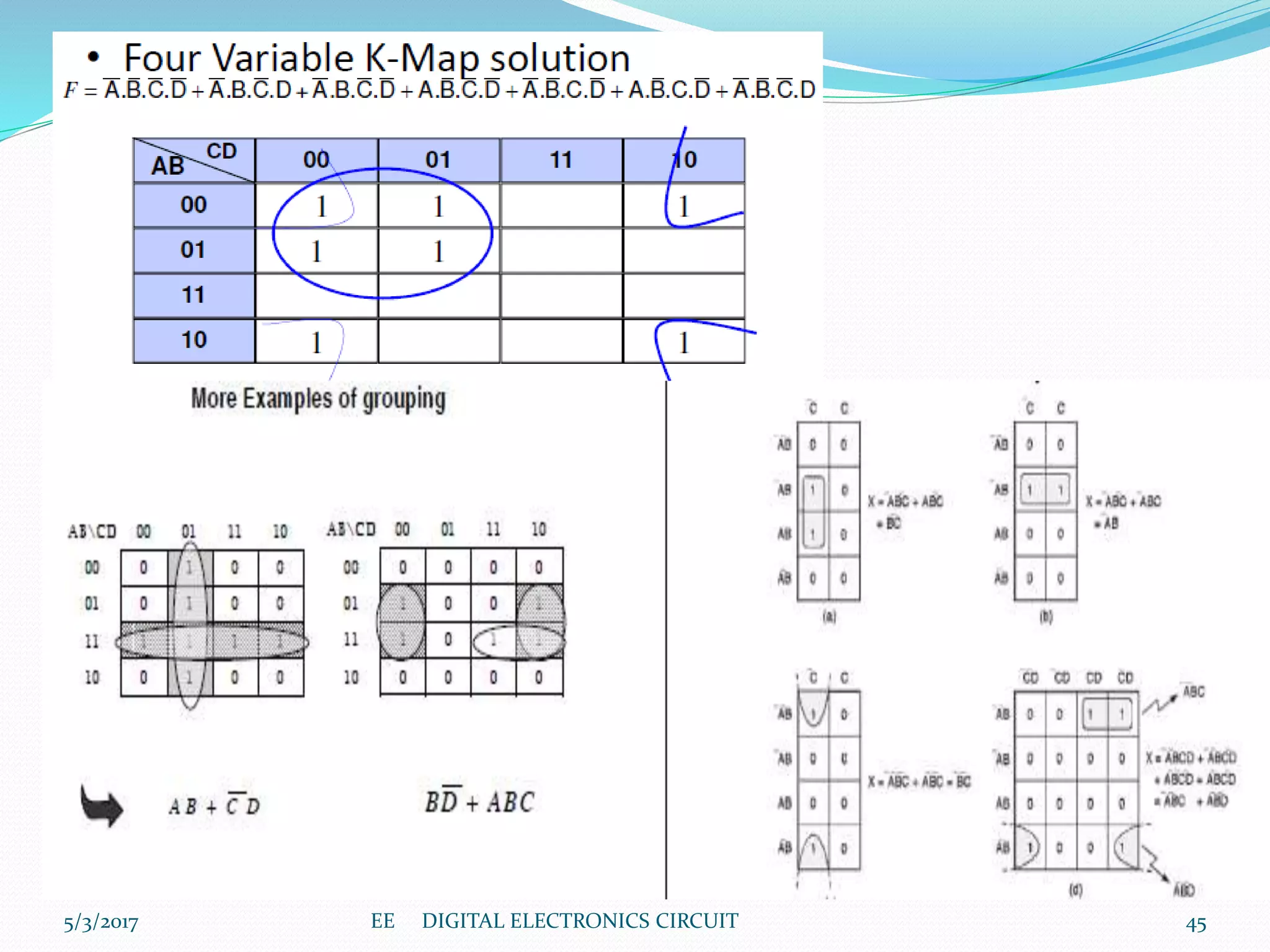 5/3/2017 45EE DIGITAL ELECTRONICS CIRCUIT
 