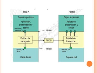 Ppt de capa de transporte y de red