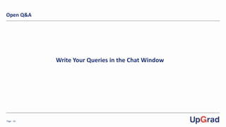 Page -10-
Open Q&A
Write Your Queries in the Chat Window
 