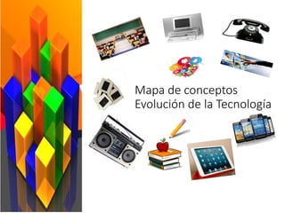 Mapa de conceptos
Evolución de la Tecnología
 