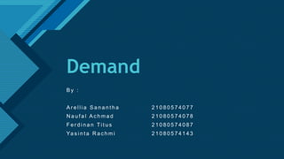 ppt - demand powerpoint presentation, free download -... PPT Demand | PPTX