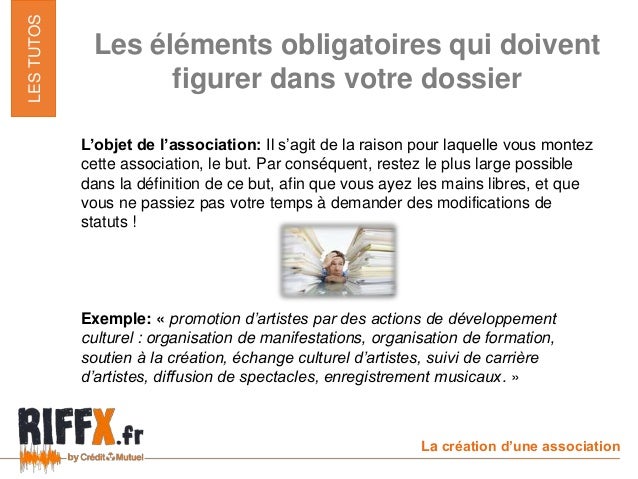 Démarche de création d'une association