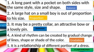 PPT demonstration, principles of designs | PPTX