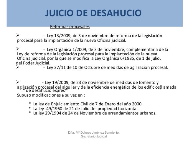Juicio Sumario De Desahucio Baja California Formato
