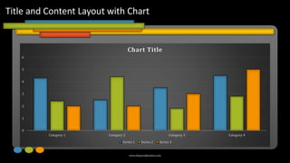 0
1
2
3
4
5
6
Category 1 Category 2 Category 3 Category 4
Series 1 Series 2 Series 3
Title and Content Layout with Chart
www.MsWordPowerPointExpert.com
 