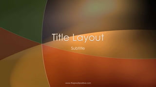 Subtitle
www.MsWordPowerPointExpert.com
 