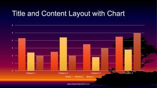 4.3
2.5
3.5
4.5
2.4
4.4
1.8
2.8
2 2
3
5
CATEGORY 1 CATEGORY 2 CATEGORY 3 CATEGORY 4
Series 1 Series 2 Series 3
www.MsWordPowerPointExpert.com
 