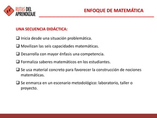 El enfoque de la matemática. | PPTX