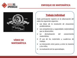 El enfoque de la matemática. | PPTX