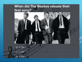 Music quiz slides