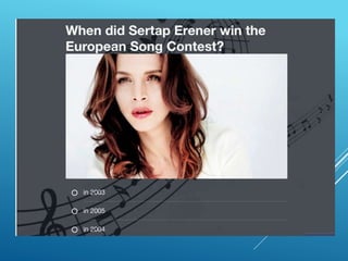 Music quiz slides