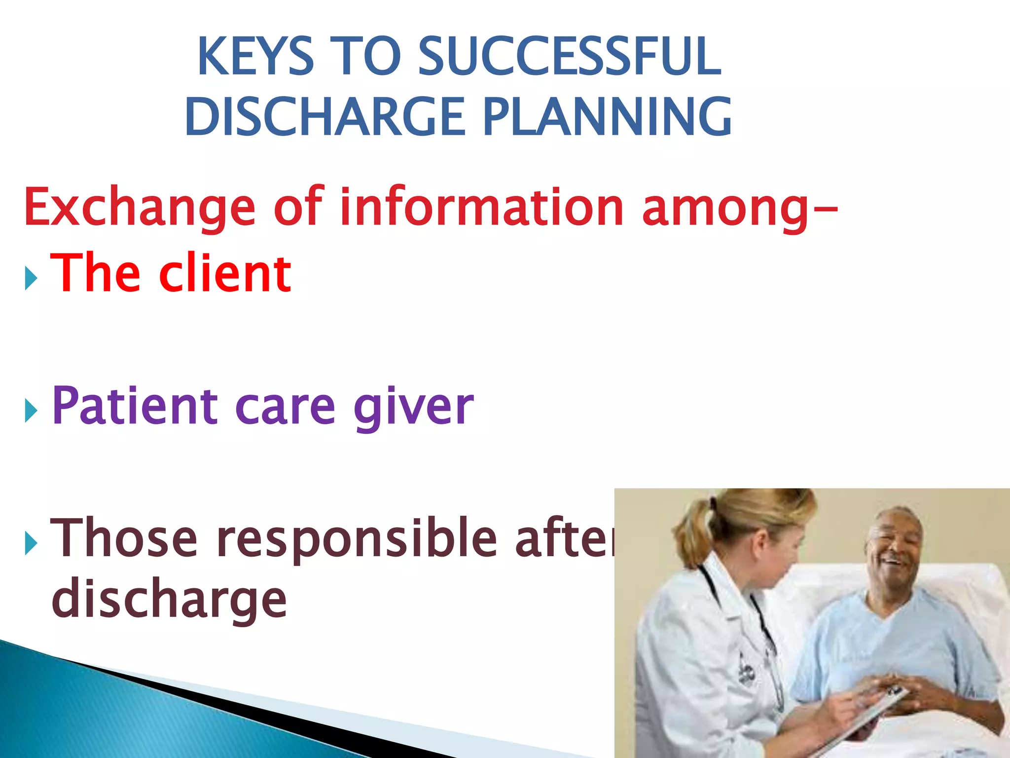 Ppt discharge of the patient | PPTX