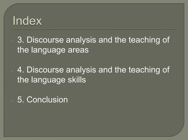 Discourse Analysis And Language Teaching Pptx Discourse Analysis And Language Teaching Pptx