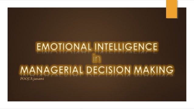 Dissertation on decision making