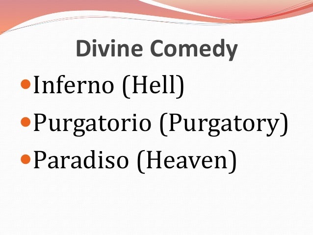 Ppt Divine Comedy