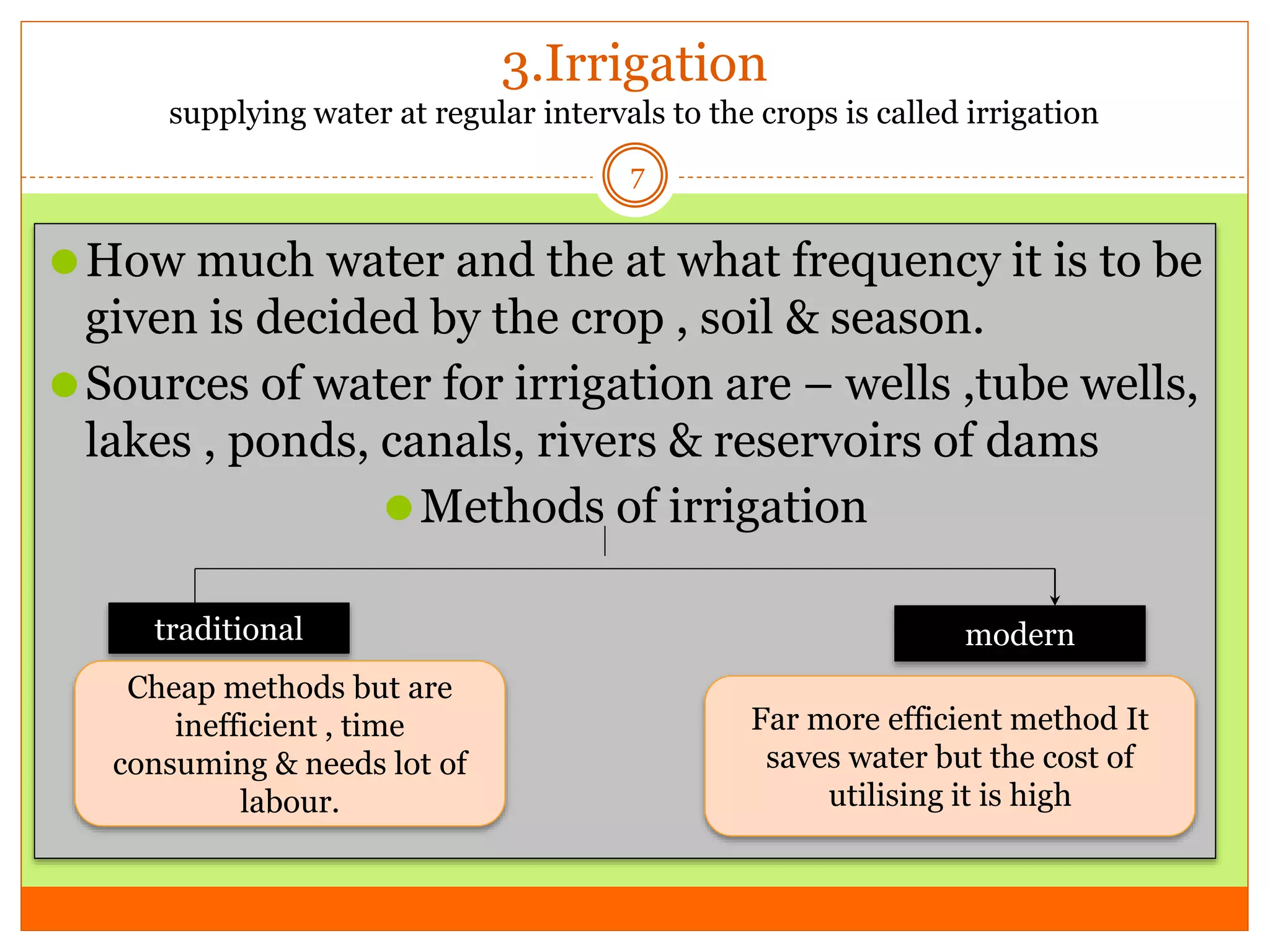 Agricultural practices and management class 8 | PPTX