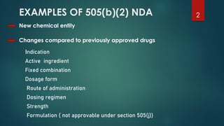 patent certification on 505(b)(2)& ANDA 