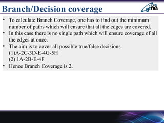 code coverage tutorial: branch, statement, function... Dynamic Testing | PPT