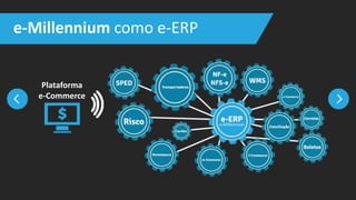 e-Millennium como e-ERP
Plataforma
e-Commerce
 