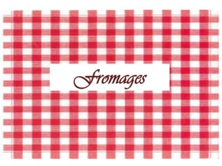 E-transformation du secteur de la restauration




                    Fromages


Charlotte    Clémentine      Marjolaine      Eric        Jeremy
 