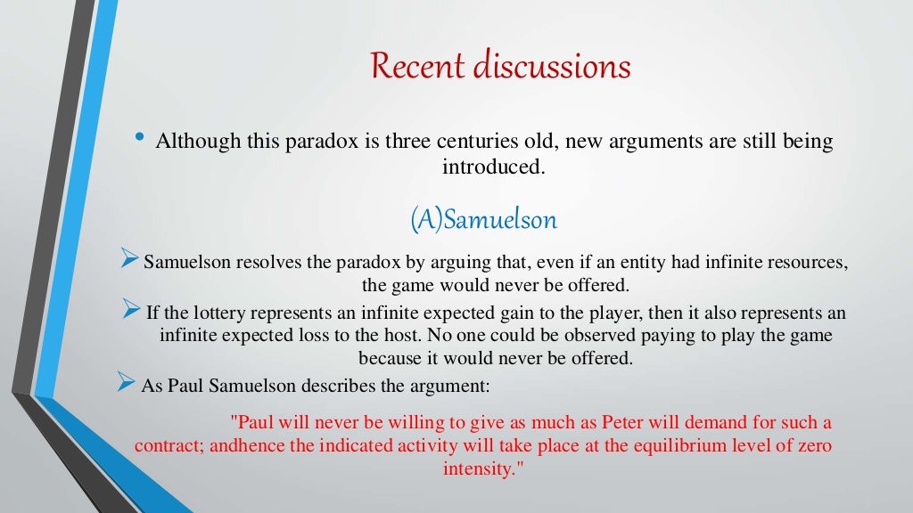 st petersburg paradox