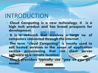 cloud computing in e commerce | PPTX
