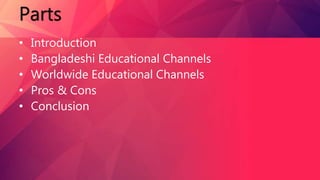 PPT on - Educational channels in Youtube | PPT