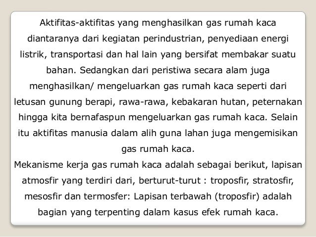Ppt Efek Rumah Kaca