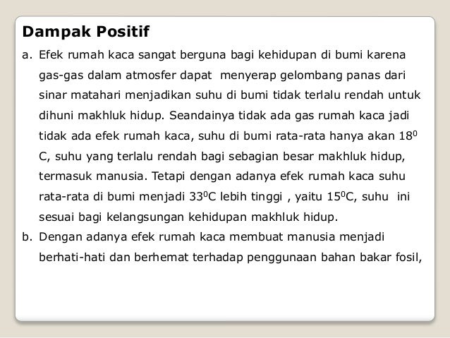 Efek Rumah Kaca