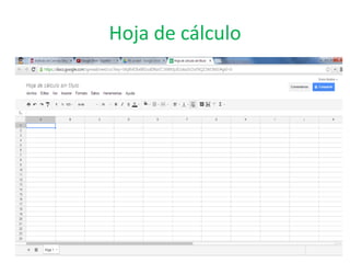 Hoja de cálculo

 