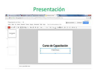 Presentación

 