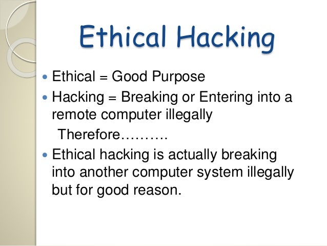 Hacking Vs Cracking