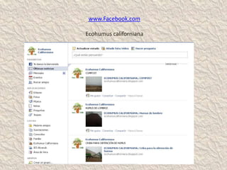 www.Facebook.com

Ecohumus californiana
 