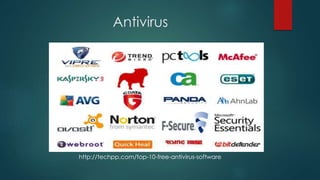 Antivirus
http://techpp.com/top-10-free-antivirus-software
 