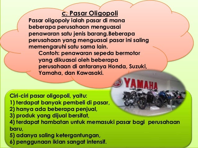 Bentuk-bentuk pasar persaingan