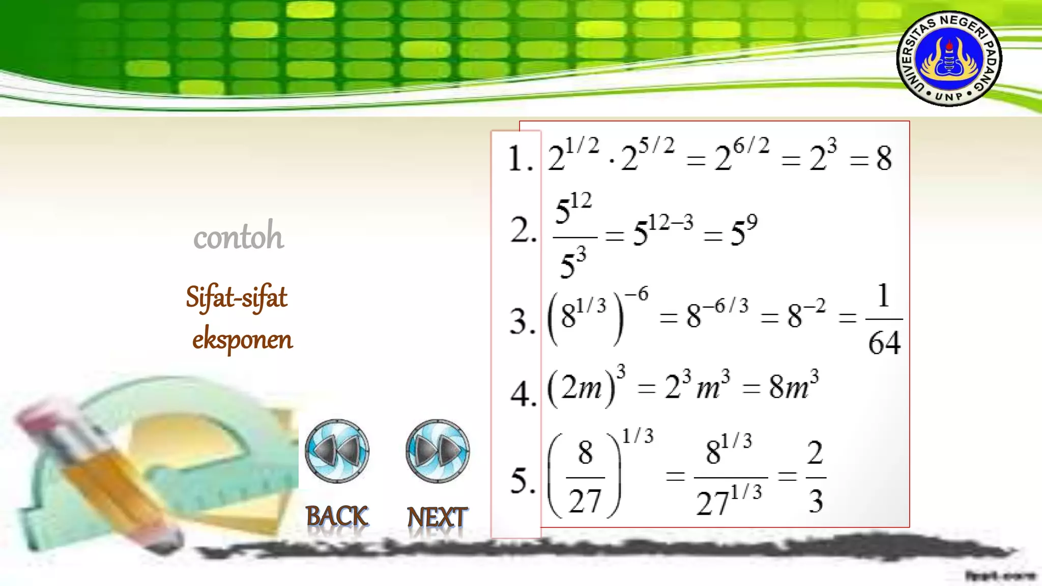Ppt Eksponen Dan Logaritma Pptx Ppt Eksponen Dan Logaritma Pptx