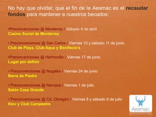 Jueves 21 de julioConcierto de rompehielos“TheIcebreaker”@ Lugar por definirViernes 22 de julioBaile de fantasía“Miss Universe”“It’sa smallWorld, afterall”@ Casino Social de Navojoa