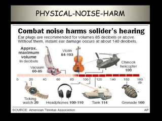 Sound Hazard Example Employee Health and Safety in field | PPTX