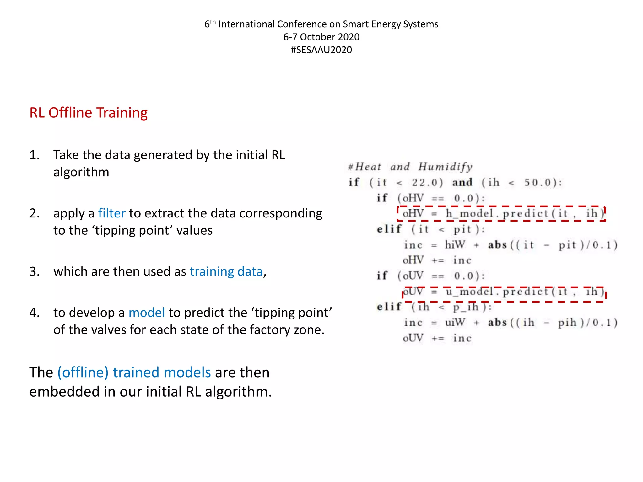 Reinforcement Learning based HVAC Optimization in Factories | PPTX