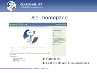 Claroline Learning Menagement System | PPTX