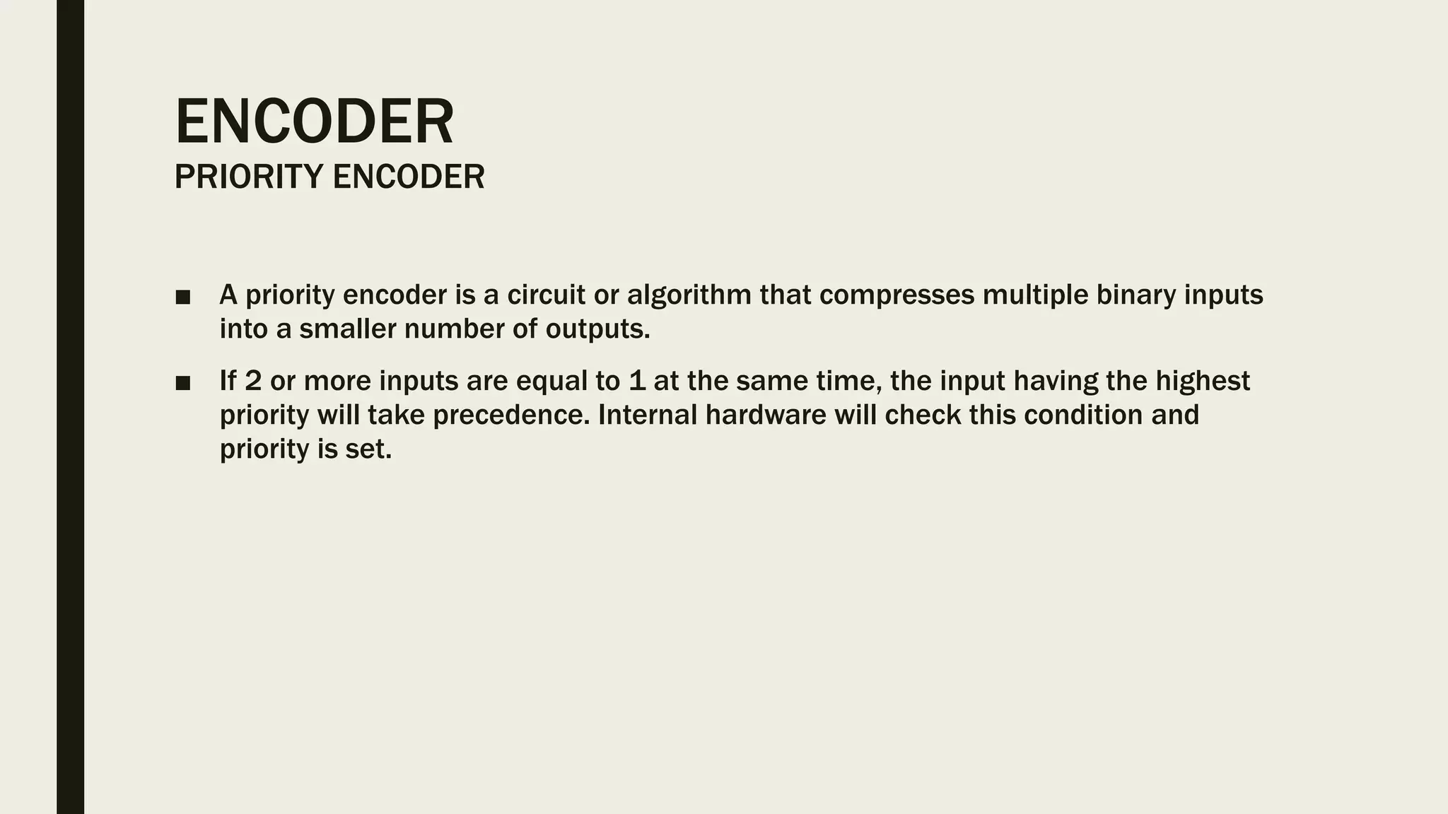 Encoders and decoders | PPTX