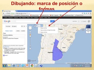 Dibujando: marca de posición o
           formas
 