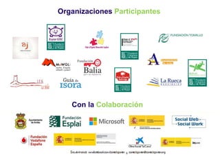 Organizaciones Participantes
Con la Colaboración
 