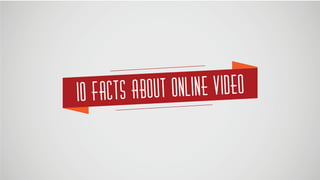 10 Facts about online video
 