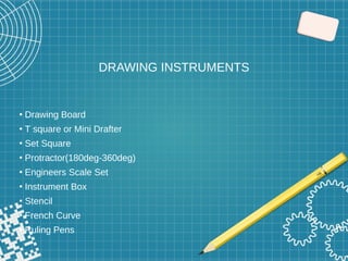Engineering Graphics Board Instruments Engineering Graphics | PDF